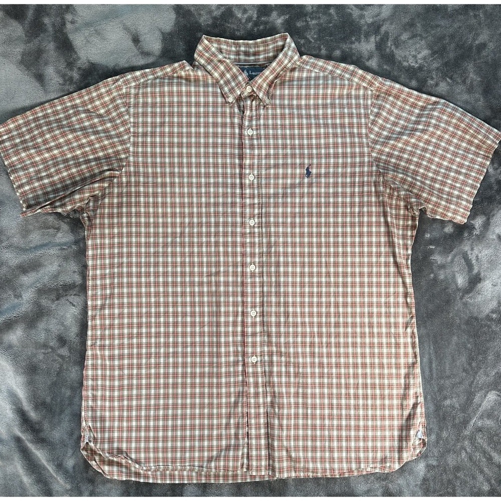 Polo Ralph Lauren Mens‎ XL Vintage Classic Fit Button Down Shirt Sleeve